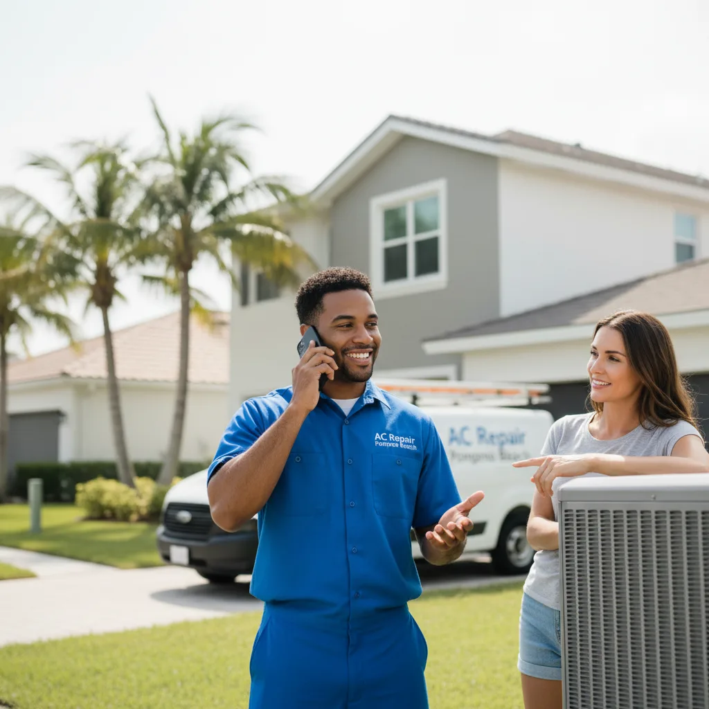 AC Repair Pompano Beach customer support in Rhodes